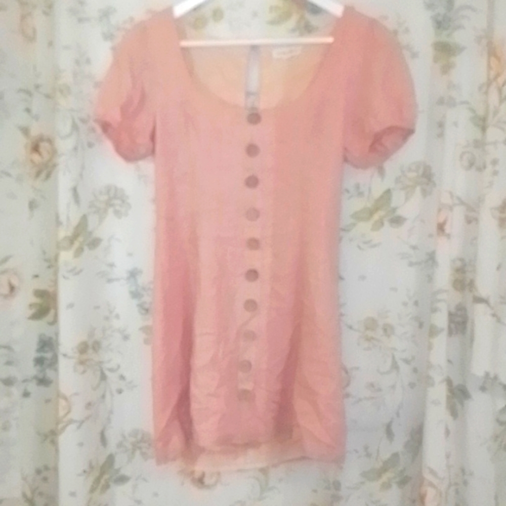 Pink 90s style dress